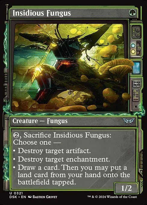 [Foil] DSK 321 Insidious Fungus (0321 - Showcase) U