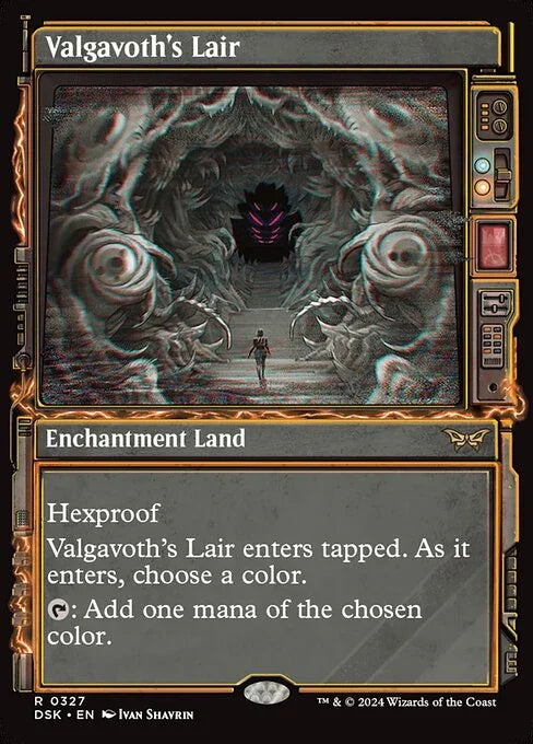 [Foil] DSK 327 Valgavoth's Lair (0327 - Showcase) R