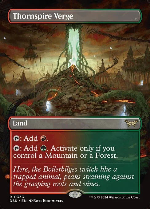 [Foil] DSK 333 Thornspire Verge (0333 - Borderless) R