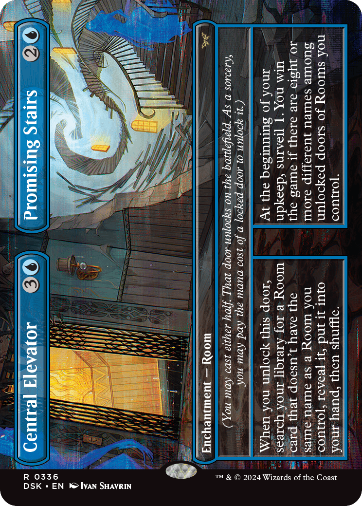 DSK 336 Central Elevator // Promising Stairs (0336 - Borderless) R