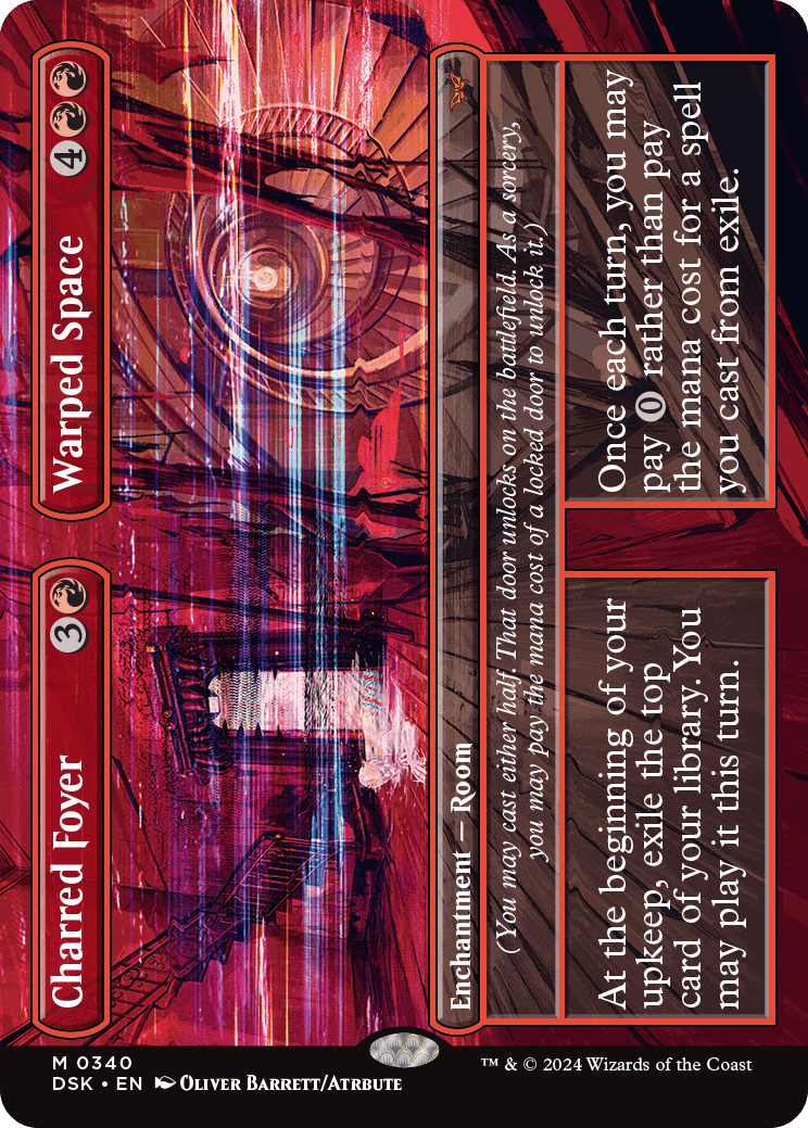 DSK 340 Charred Foyer // Warped Space (0340 - Borderless) M