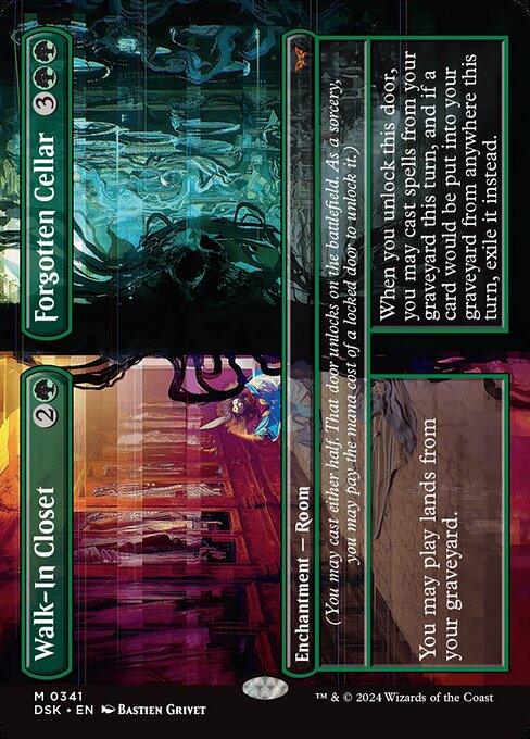 [Foil] DSK 341 Walk-In Closet // Forgotten Cellar (0341 - Borderless) M