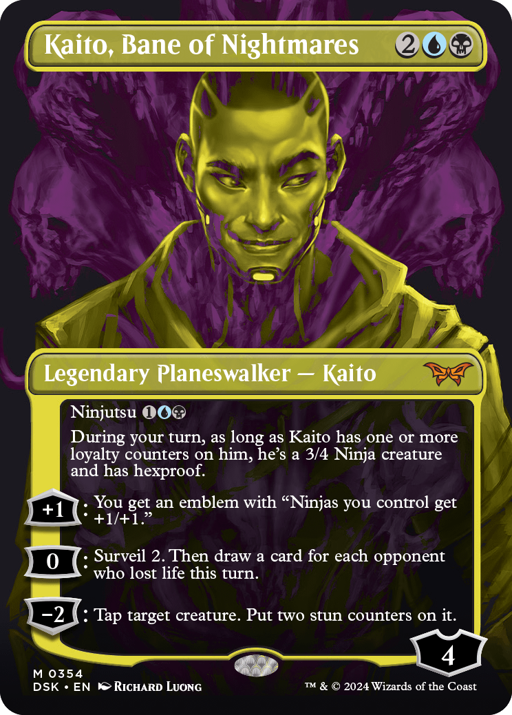 DSK 354 Kaito, Bane of Nightmares (0354 - Borderless Double Exposure) M