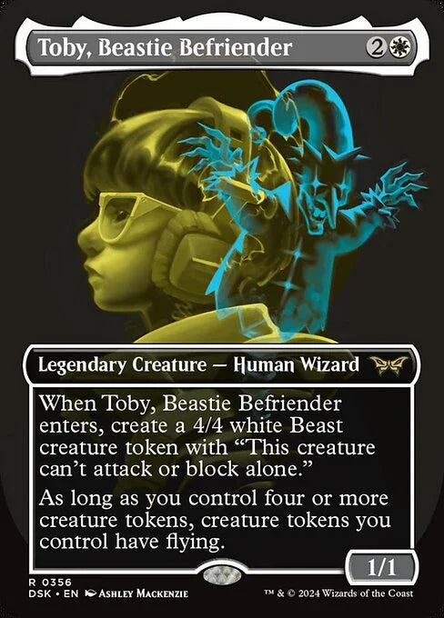 [Foil] DSK 356 Toby, Beastie Befriender (0356 - Borderless Double Exposure) R