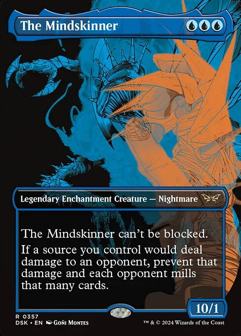 [Foil] DSK 357 The Mindskinner (0357 - Borderless Double Exposure) R