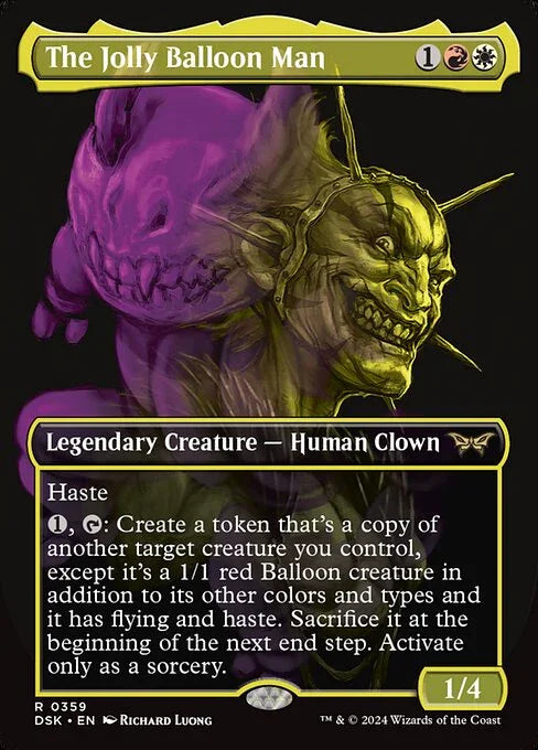 [Foil] DSK 359 The Jolly Balloon Man (0359 - Borderless Double Exposure) R