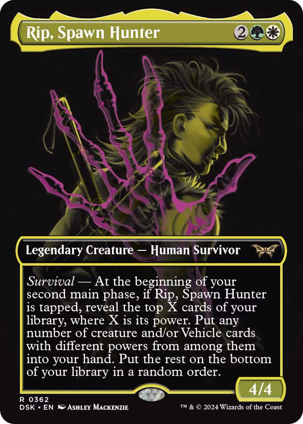 DSK 362 Rip, Spawn Hunter (0362 - Borderless Double Exposure) R