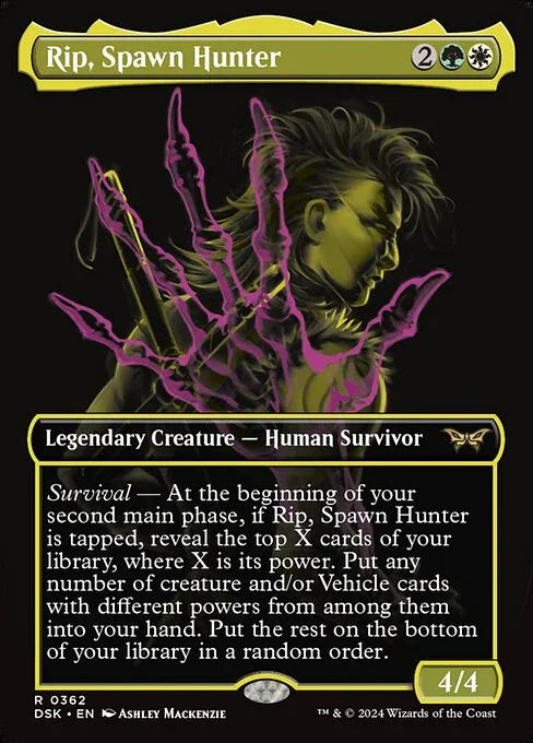[Foil] DSK 362 Rip, Spawn Hunter (0362 - Borderless Double Exposure) R