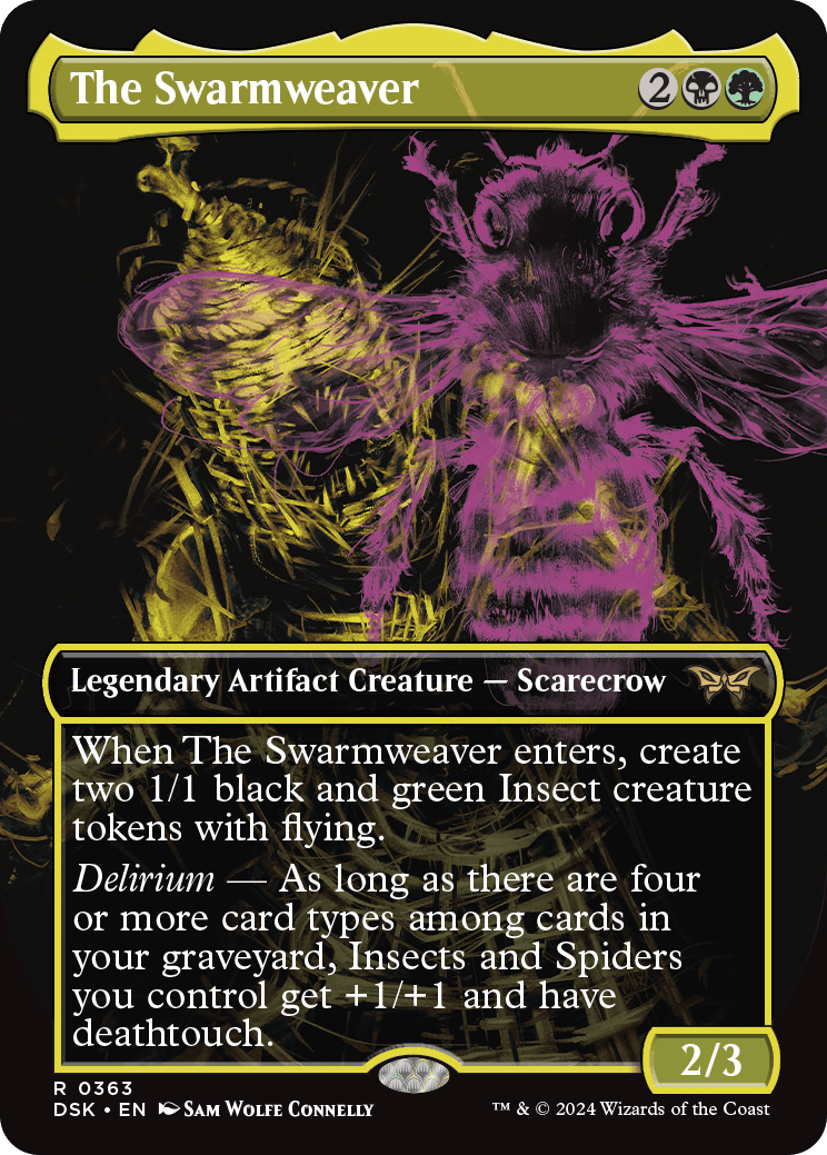 DSK 363 The Swarmweaver (0363 - Borderless Double Exposure) R