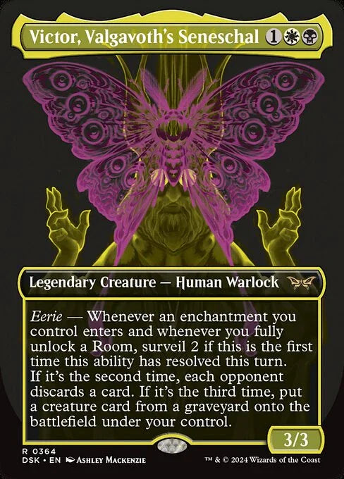 [Foil] DSK 364 Victor, Valgavoth's Seneschal (0364 - Borderless Double Exposure) R