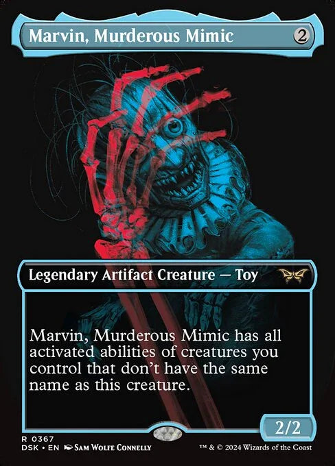 [Foil] DSK 367 Marvin, Murderous Mimic (0367 - Borderless Double Exposure) R