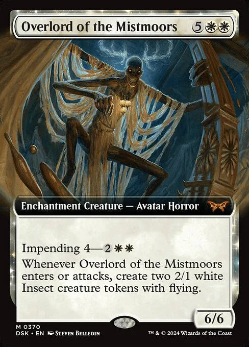 [Foil] DSK 370 Overlord of the Mistmoors (0370 - Extended Art) M