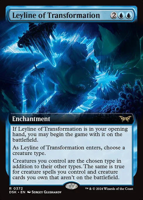 [Foil] DSK 372 Leyline of Transformation (0372 - Extended Art) R