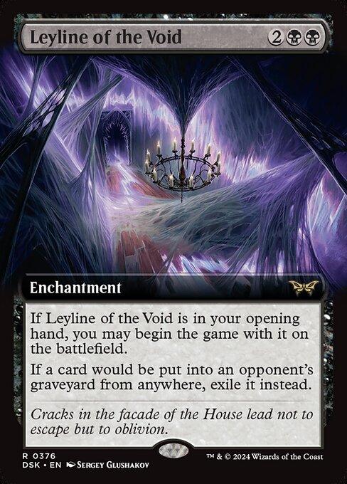 [Foil] DSK 376 Leyline of the Void (0376 - Extended Art) R
