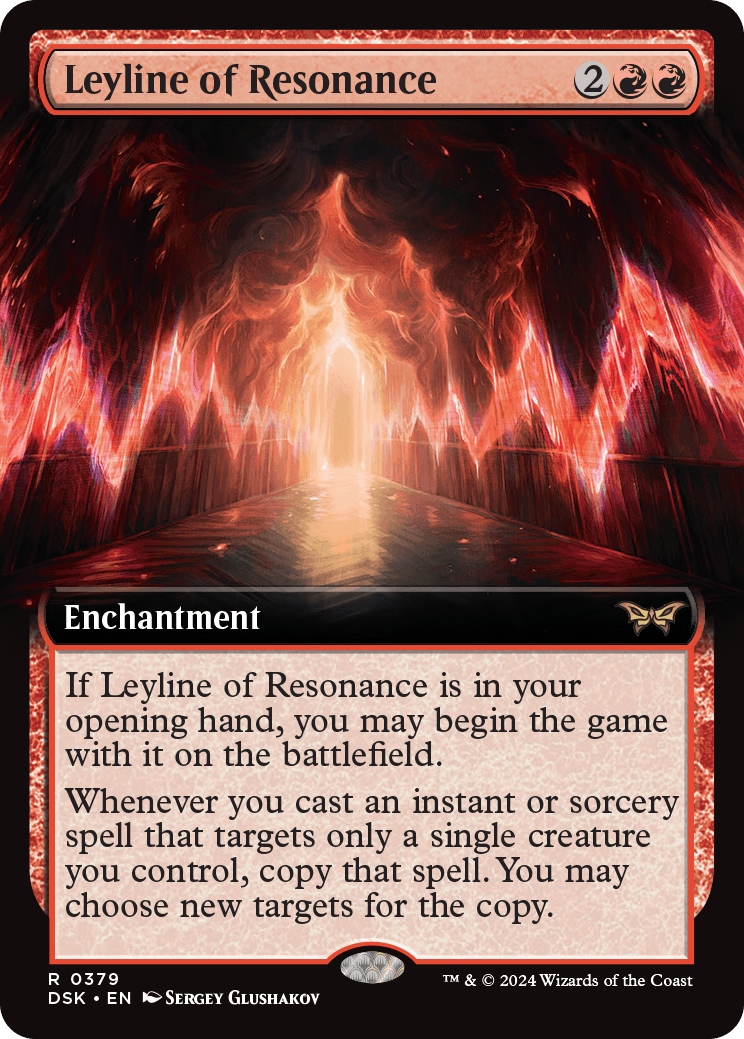 DSK 379 Leyline of Resonance (0379 - Extended Art) R