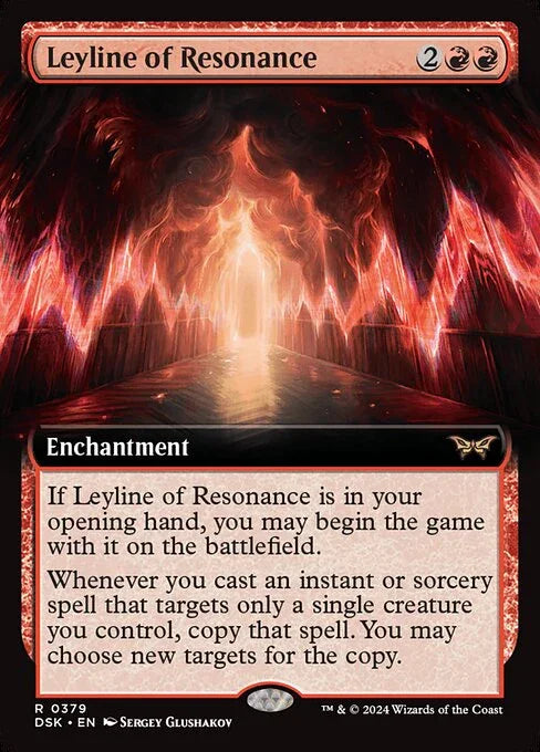 [Foil] DSK 379 Leyline of Resonance (0379 - Extended Art) R