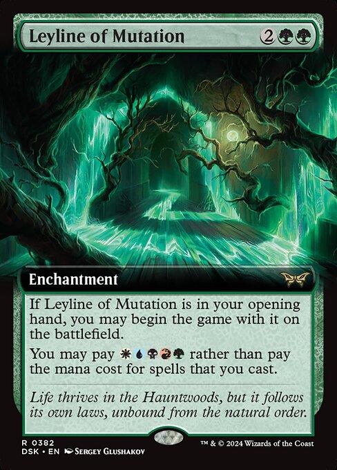 [Foil] DSK 382 Leyline of Mutation (0382 - Extended Art) R