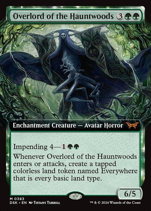 [Foil] DSK 383 Overlord of the Hauntwoods (0383 - Extended Art) M