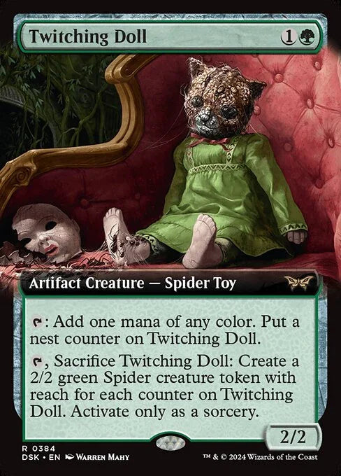 [Foil] DSK 384 Twitching Doll (0384 - Extended Art) R