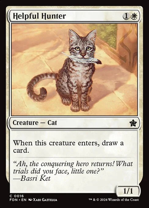 [Foil] FDN 016 Helpful Hunter C