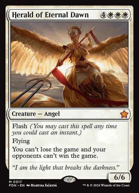 [Foil] FDN 017 Herald of Eternal Dawn M