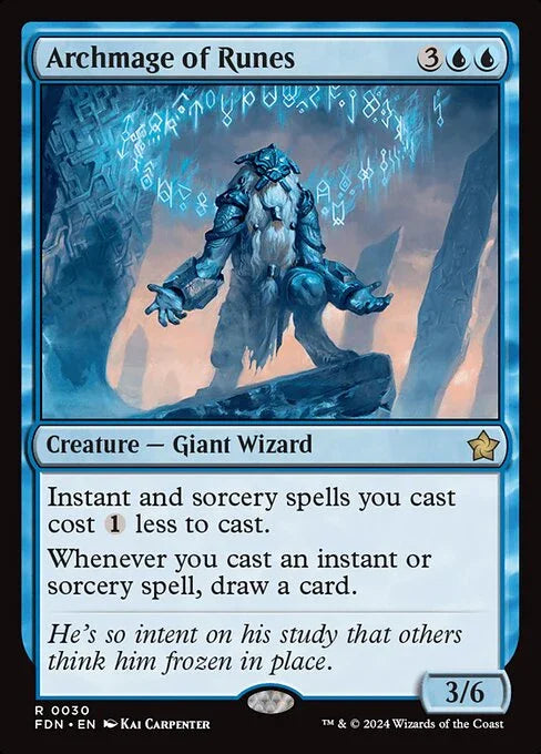 [Foil] FDN 030 Archmage of Runes R