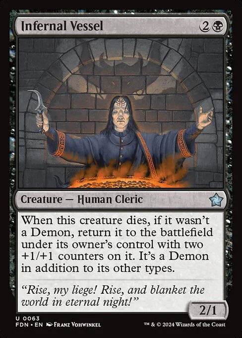 [Foil] FDN 063 Infernal Vessel U