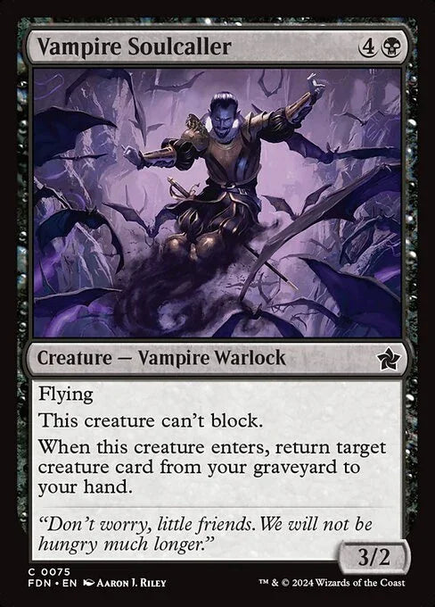[Foil] FDN 075 Vampire Soulcaller C