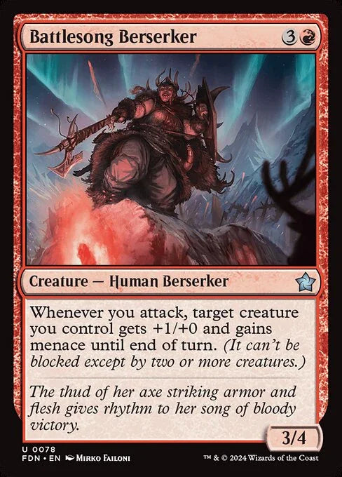 FDN 078 Battlesong Berserker U