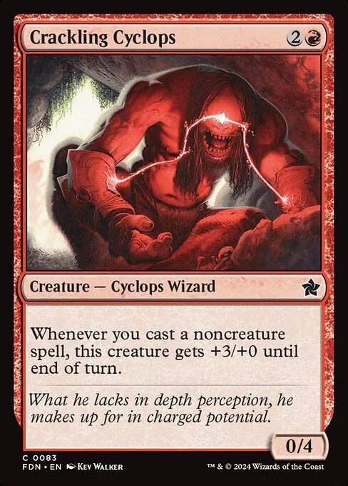 [Foil] FDN 083 Crackling Cyclops C