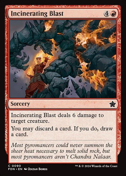 [Foil] FDN 090 Incinerating Blast C