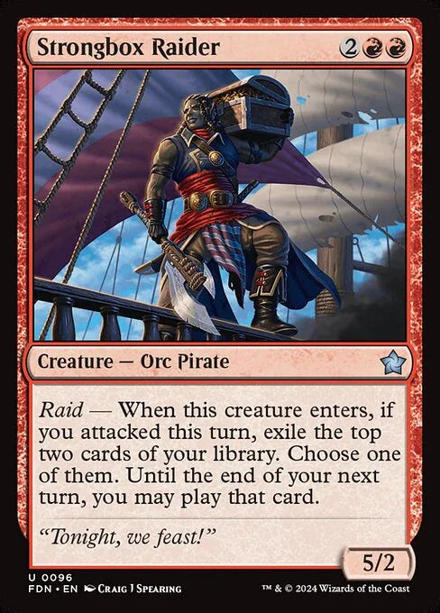 [Foil] FDN 096 Strongbox Raider U