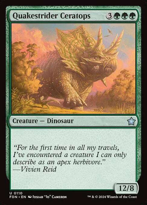 FDN 110 Quakestrider Ceratops U