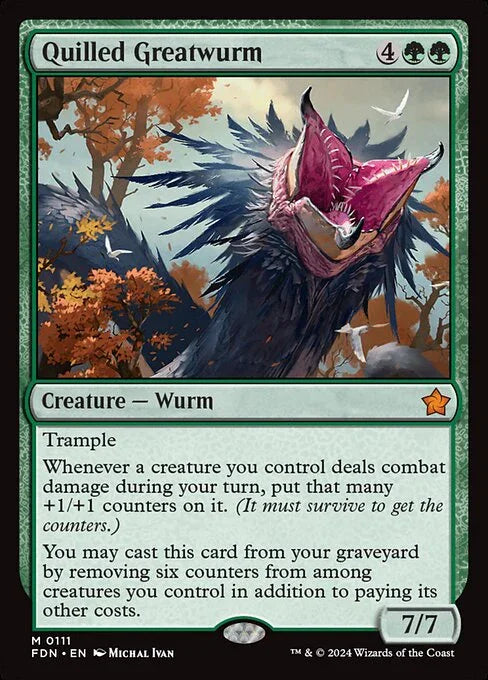 [Foil] FDN 111 Quilled Greatwurm M