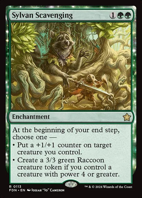[Foil] FDN 113 Sylvan Scavenging R