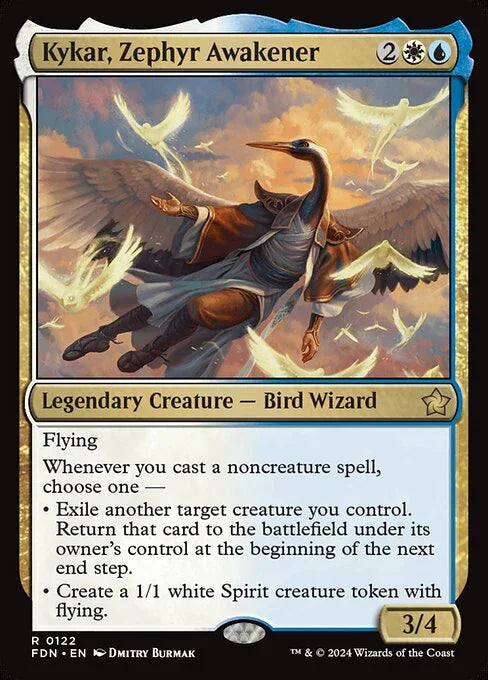 [Foil] FDN 122 Kykar, Zephyr Awakener R