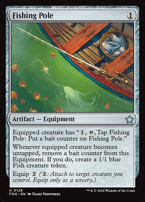 [Foil] FDN 128 Fishing Pole U