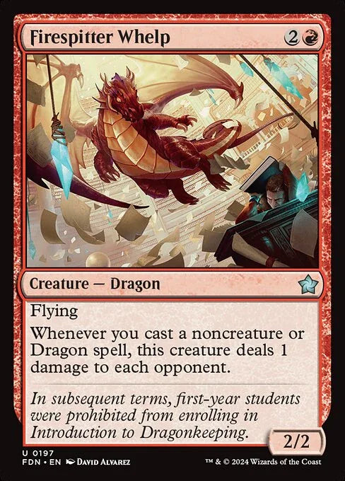 [Foil] FDN 197 Firespitter Whelp U