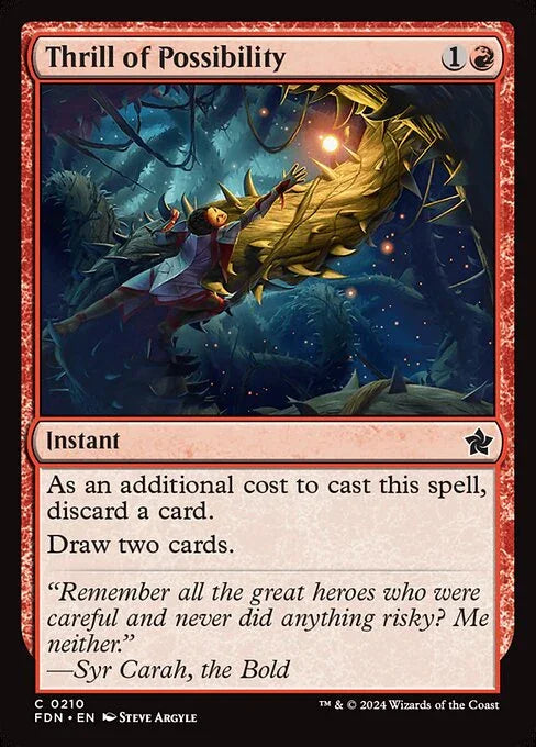 [Foil] FDN 210 Thrill of Possibility C