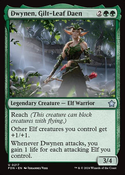 [Foil] FDN 217 Dwynen, Gilt-Leaf Daen U