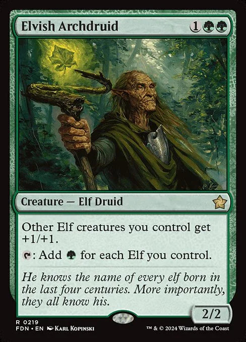 FDN 219 Elvish Archdruid R