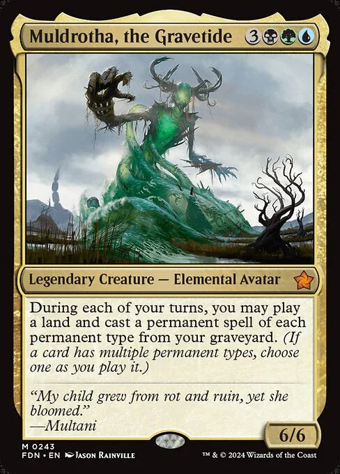 [Foil] FDN 243 Muldrotha, the Gravetide M