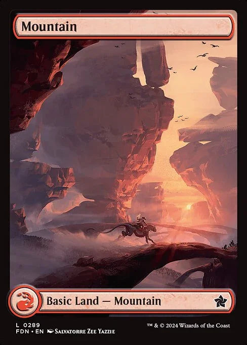 [Foil] FDN 289 Mountain (0289) L