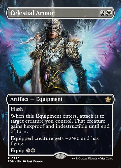 FDN 295 Celestial Armor (0295 - Borderless) R