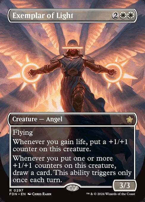 [Foil] FDN 297 Exemplar of Light (0297 - Borderless) R