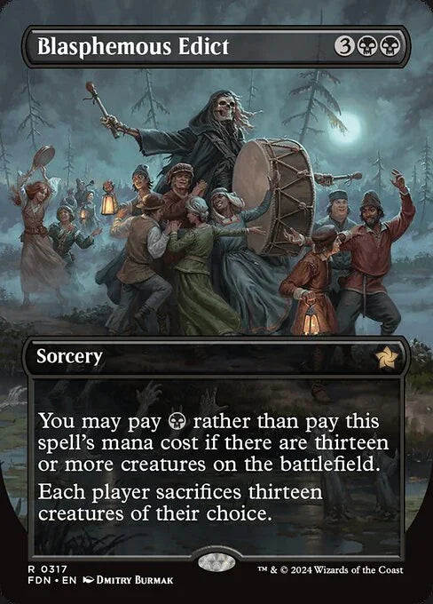 FDN 317 Blasphemous Edict (0317 - Borderless) R