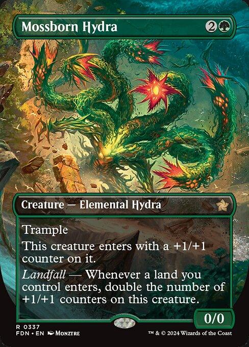 FDN 337 Mossborn Hydra (0337 - Borderless) R