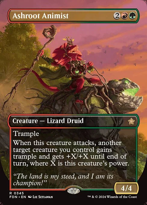 [Foil] FDN 345 Ashroot Animist (0345 - Borderless) R