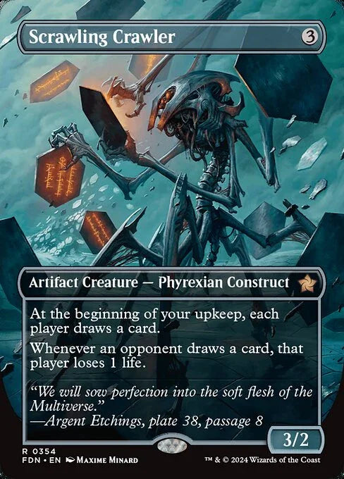 [Foil] FDN 354 Scrawling Crawler (0354 - Borderless) R