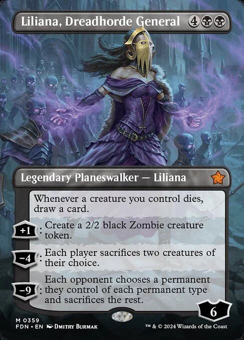 FDN 359 Liliana, Dreadhorde General (0359 - Borderless) M